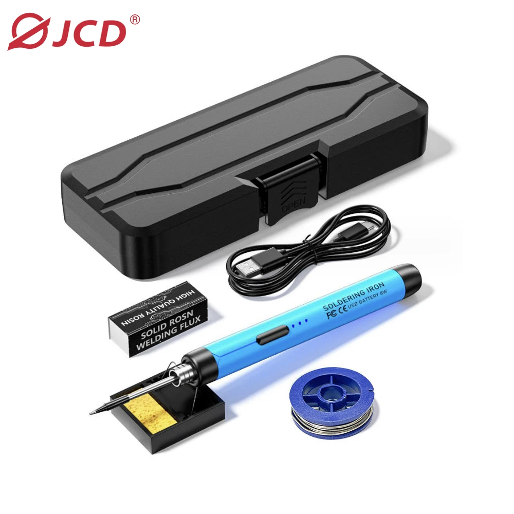 USB Soldering iron Set portable household type-C interface 800mAh/1000mAh battery Third gear Adjustable temperature Welding Tool