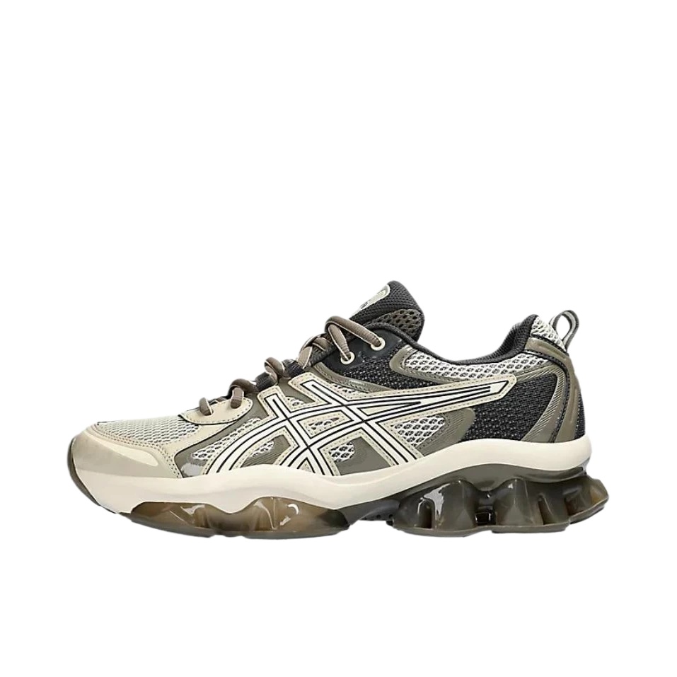 Asics Quantum Kinetic ผู้ชายและผู้หญิงรองเท้าวิ่งรองเท้าผ้าใบรองเท้ากีฬาระบายอากาศได้