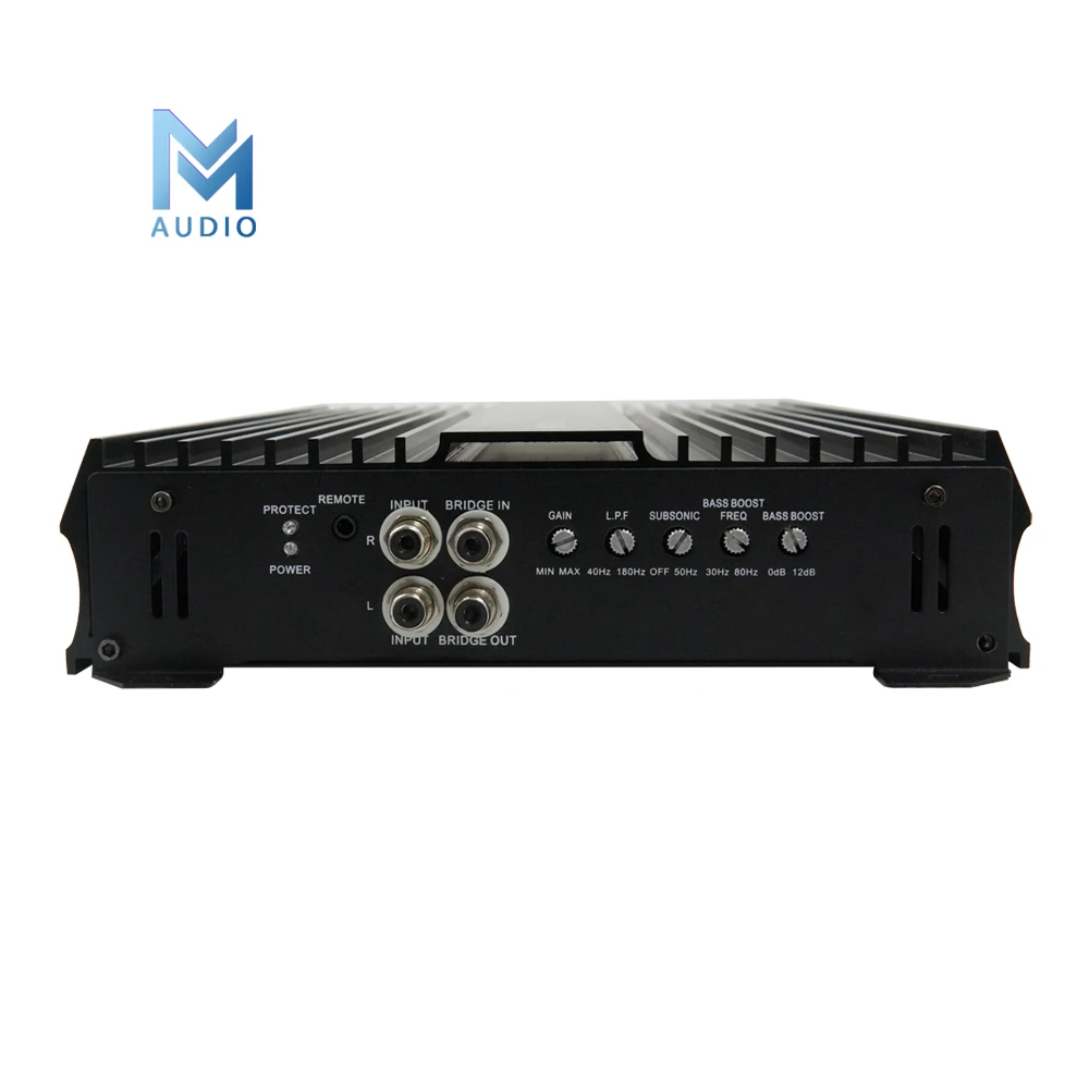Factory OEM Mono Car Amplifier Monoblock 1500W RMS 1 Ohm Class D Mono Car Subwoofer Amplifier M-2500.1