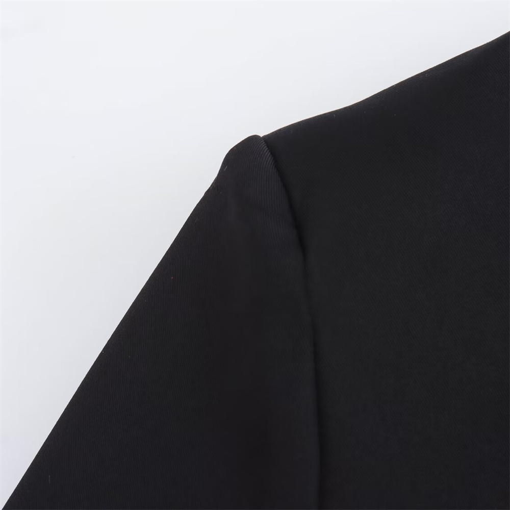 Jaqueta solta feminina, decoradora de arco, estilo europeu e americano, roupas de moda, nova, outono, 2022