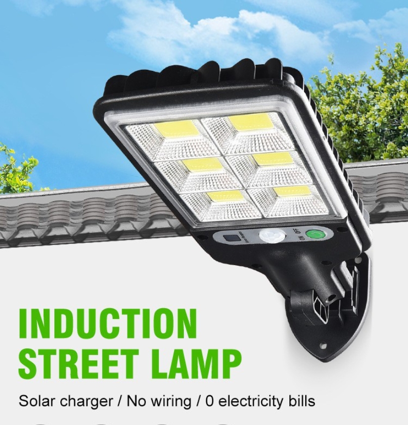 Lámpara Led Solar de pared para exteriores, luz de inducción de cuerpo humano para jardín, terraza, puerta de garaje y calle, 72COB