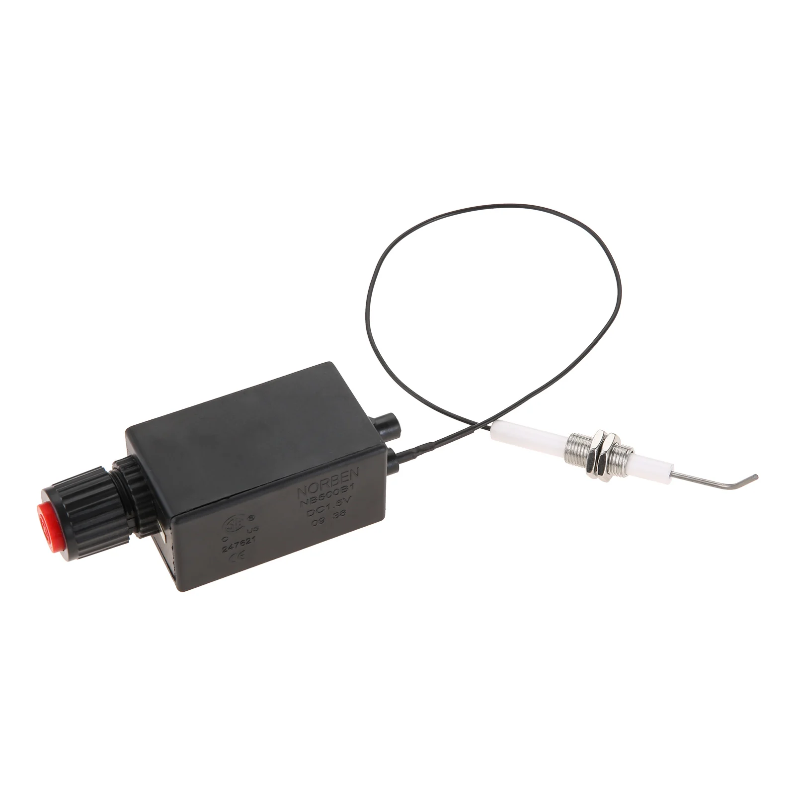 Universal Spark Generator BBQ Gas Grill เปลี่ยน AA Igniter ด้วย Electrode ลวดประสิทธิภาพสูง Pulse Ignition Kit 11.8 "ยาว