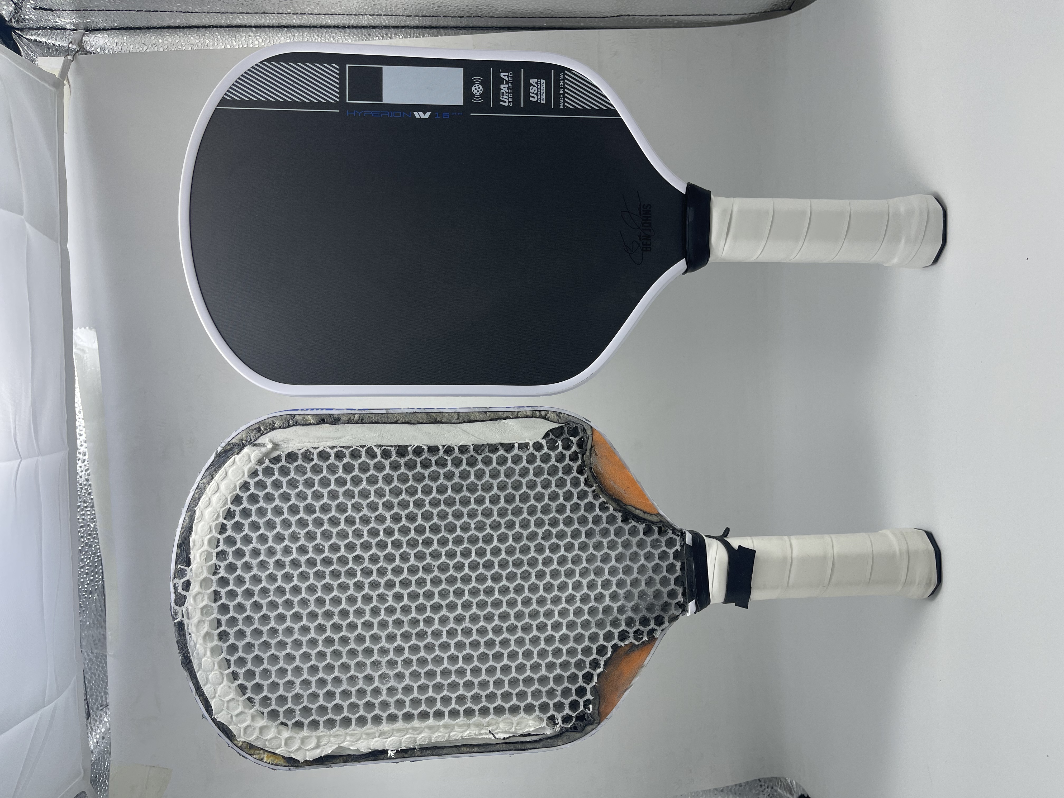 Perseus Pro IV BEN JOHNS Espessura TFP Espuma GEN4 Núcleo Thermoformé Toray T700 Paletas de pickleball de fibra de carbono