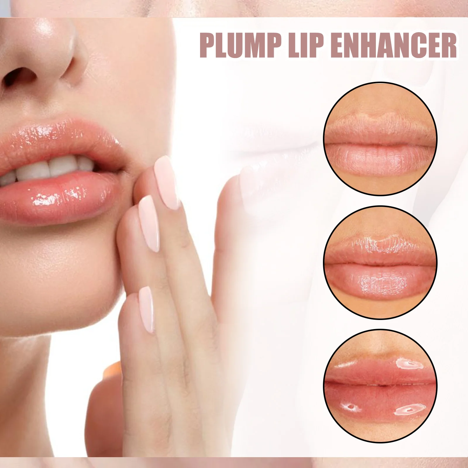 Bálsamo labial hidratante anti rachaduras hidratante labial plumper anti-secagem desbotamento linhas labiais aumentar a elasticidade batom cuidados com os lábios