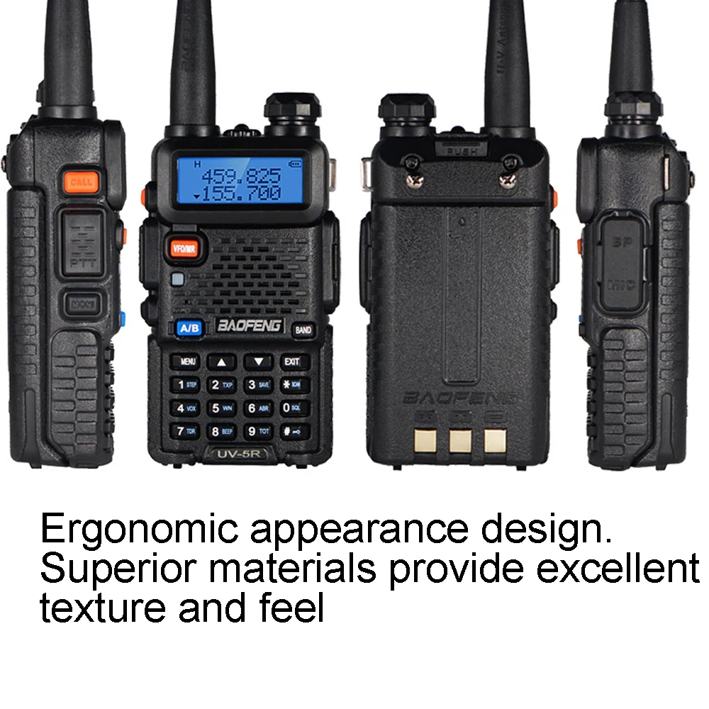 Baofeng uv 5r walkie talkie 1 pcs radio comunicador Dual band long range Two way Portable FM Amateur radio stations Transceiver