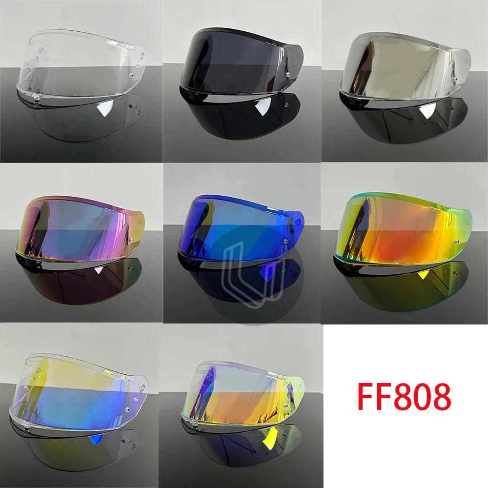 FF808 козырек для шлема для LS2 FF808 мотоциклетный шлем козырек очки покрытие серебристо-красный сменные линзы
