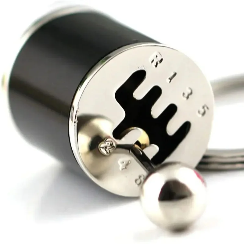 Mini Turbo Turbocharger พวงกุญแจรถ - จัดแต่งทรงผมพวงกุญแจเกียร์เกียร์จี้พวงกุญแจ Stick Knobs พวงกุญแจ Shift พวงกุญแจโลหะ