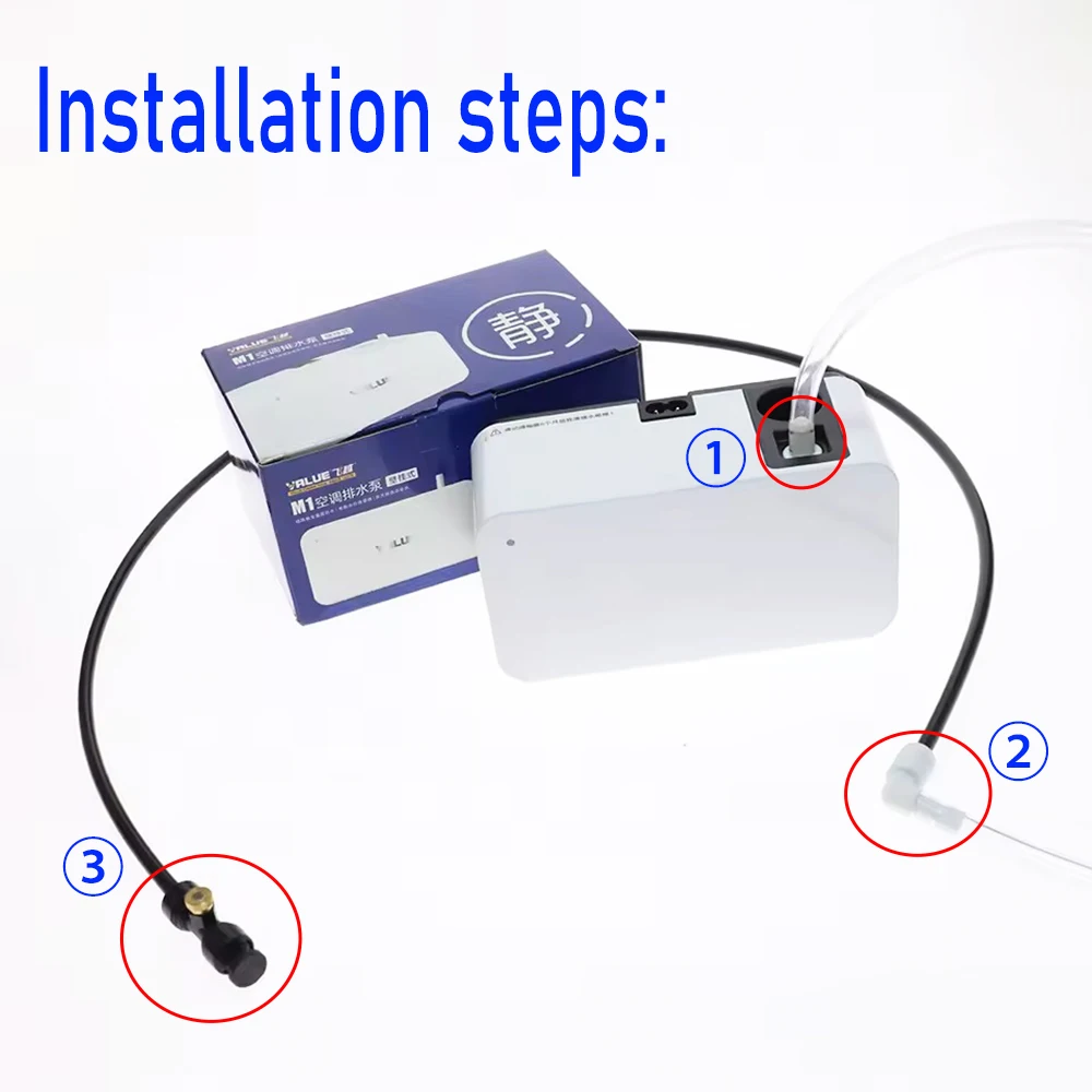 VALUE 100 V-240 V climatisation eau automatique Ultra-silencieux pompe à condensats climatiseur Drainage avec système d'atomisation