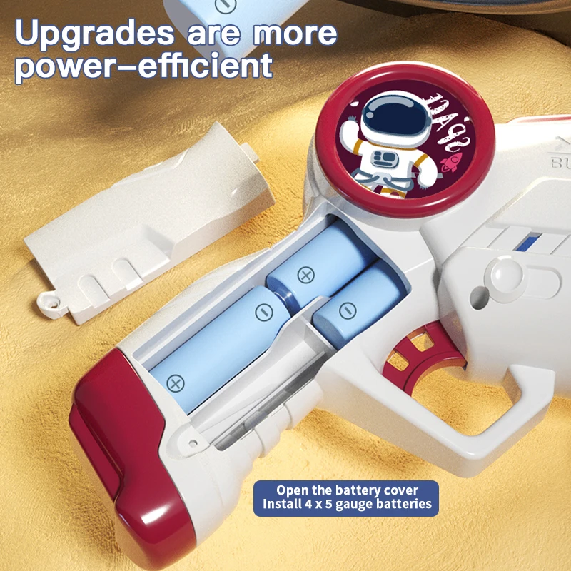 Kinderen Bubble Gun Speelgoed Astronaut Volautomatische Bubble Machine Bubbles Gun Outdoor Game Fantasy Speelgoed voor Jongens Meisjes Geschenken