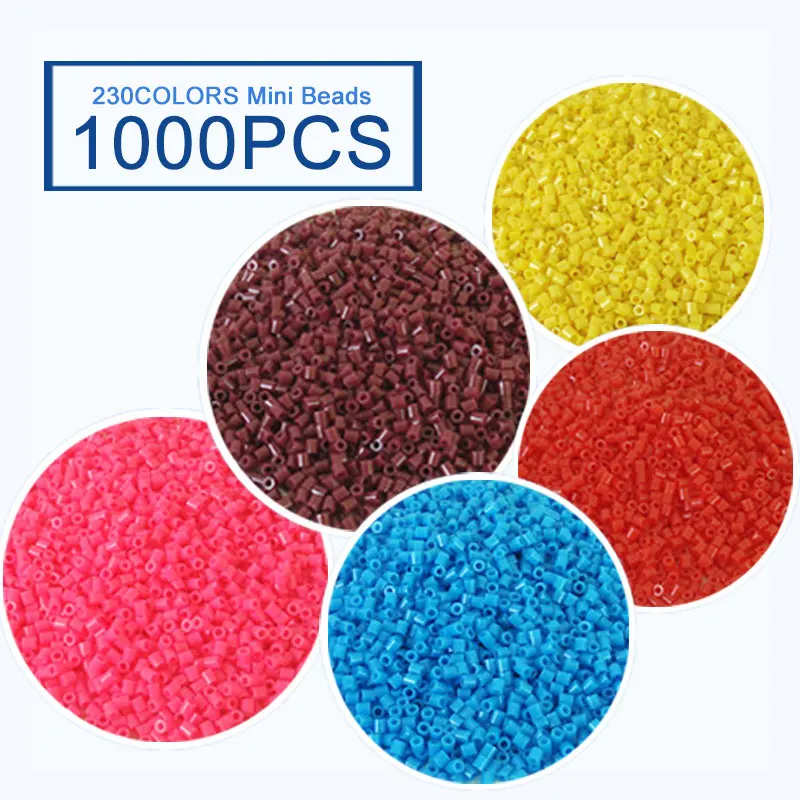 2.6Mm Mini Hạt 1000 Chiếc 230 Màu Cầu Chì Hạt Cho Bé Tặng Balo Hạt Diy Ghép Hình Sắt Hạt Cao Cấp chất Lượng