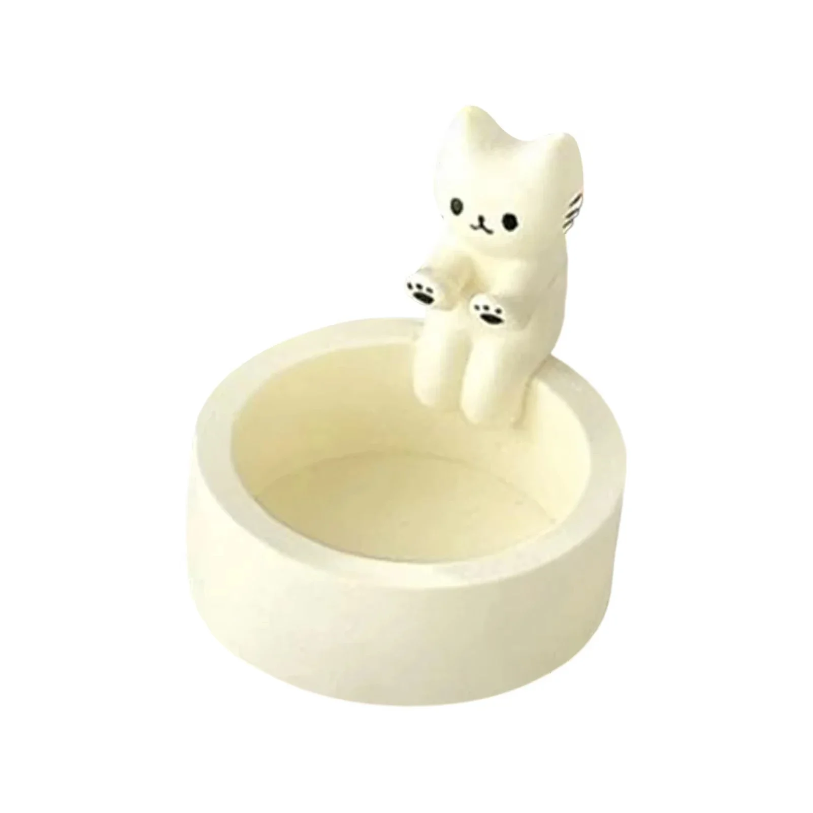 새끼 고양이 캔들 홀더 귀여운 고양이 촛대 크리 에이 티브 아로마 테라피 캔들 홀더 내구성 높은 Tempe 만화 촛대 장식