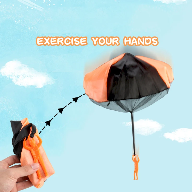 Decompression ของเล่นเด็ก MINI ร่มชูชีพในร่มกลางแจ้งกีฬาของเล่นอนุบาลมือโยนของเล่นขนาดเล็กเด็ก Interactive เกม