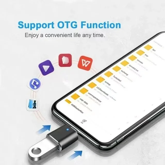 2 uds adaptador OTG tipo C a USB3.0 conector adaptador OTG tipo C OTG Conventer para Macbook Pro Xiaomi Huawei lector de unidad Flash