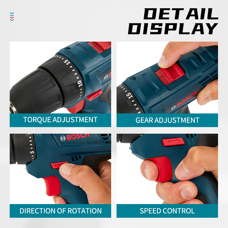 Bosch GSR120-LI  Professional Electric Drill Cordless Electric Hand Drill Multi-Functio n Home DIY Screwdriver Power Tools