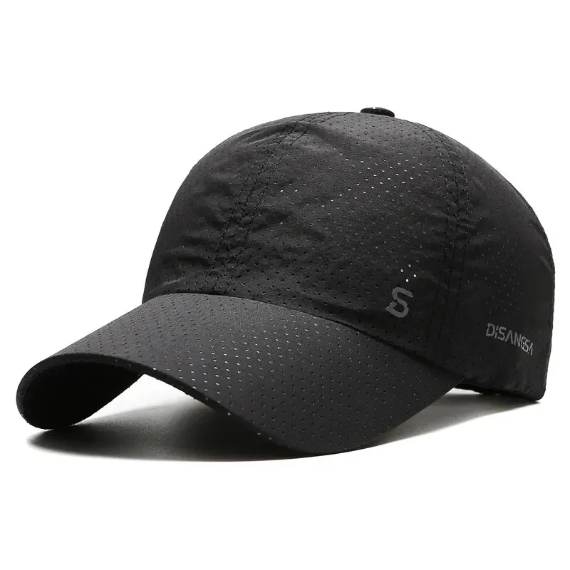 Boné de corrida com design original, fino, secagem rápida, respirável, língua de pato, sol, verão, pesca, boné de beisebol