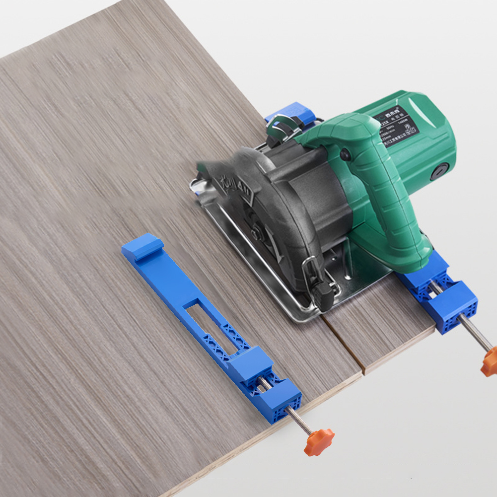 1/2 stücke Einstellbare Schneiden Maschine Basis Guide Kreissäge Fräsen Positionierung Schellen Schneiden Maschine Rand Guide Positionierer Werkzeug