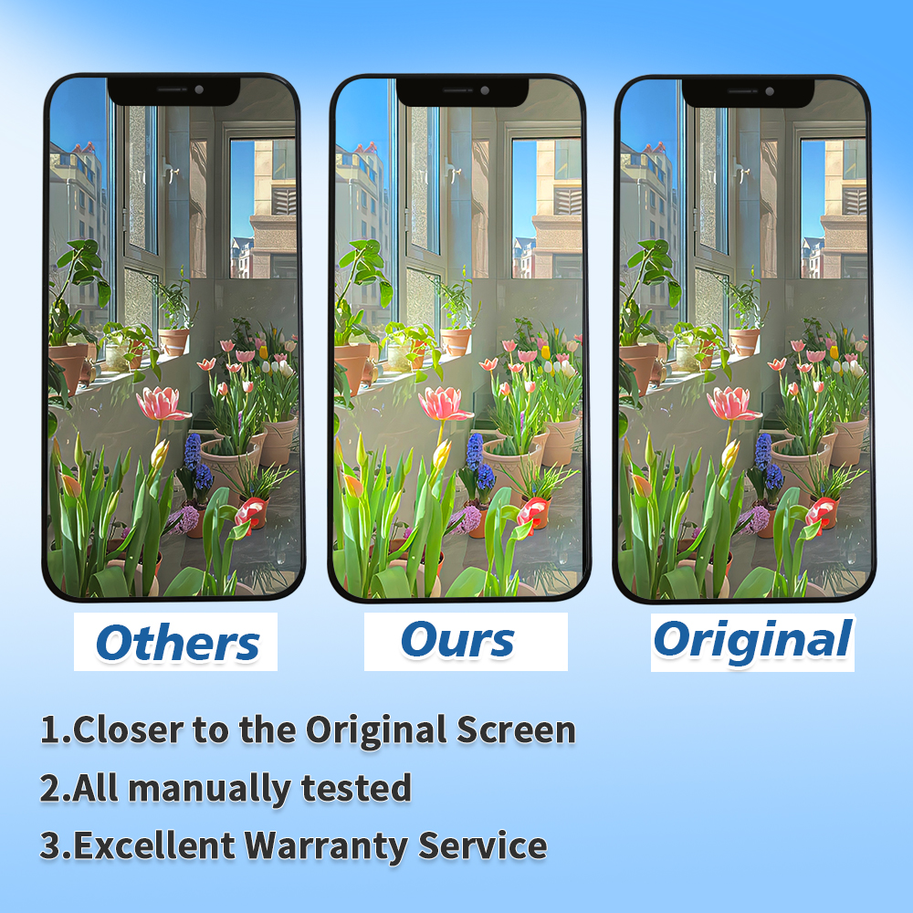 iPhone XR 用 LCD ディスプレイ タッチ スクリーン デジタイザー アセンブリ交換用 XR Incell True Tone