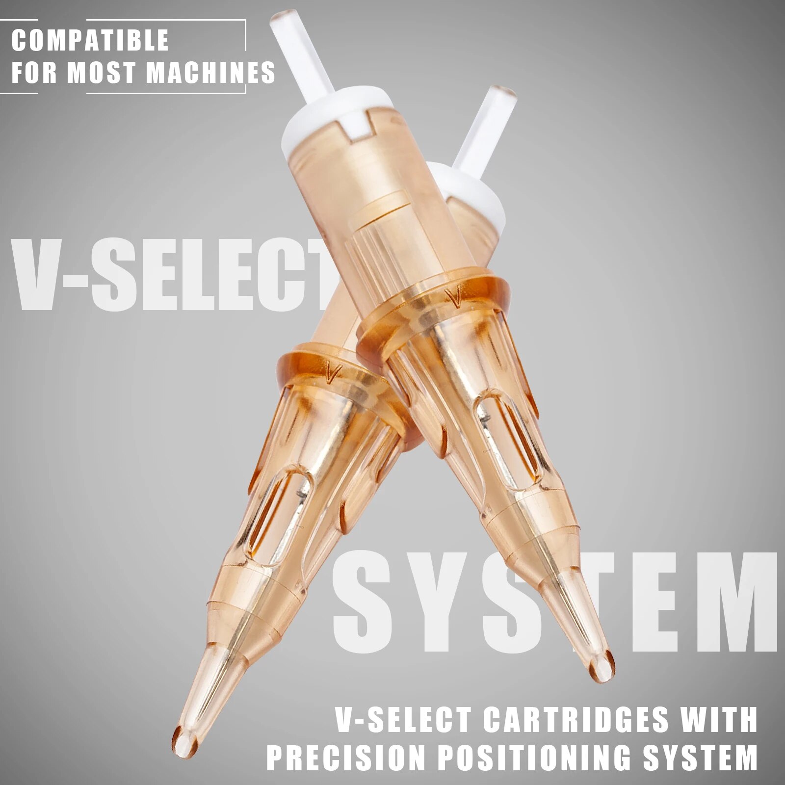 EZ V-เลือกเข็มสักตลับหมึกสัก # 08 0.25มม # 06 0.18 มม.รอบ Liner Micro แต่งหน้าถาวร Tattoo Accessories20 ชิ้น/กล่อง