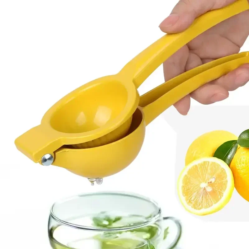 Home Manual Lemon Squeezer อลูมิเนียมอัลลอยด์มือกดส้มผลไม้คั้นน้ําผลไม้แบบพกพาเครื่องมือห้องครัวเครื่องปั่นขนาดเล็ก