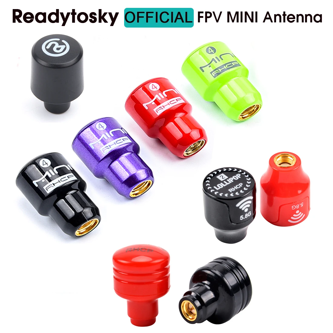 Siêu Mini Sơ Khai 3.5dBi / Lollipop 2.5dBi / Lollipop 4 2.8dBi 5.8G QAV RHCP RP SMA / SMA cho FPV RC