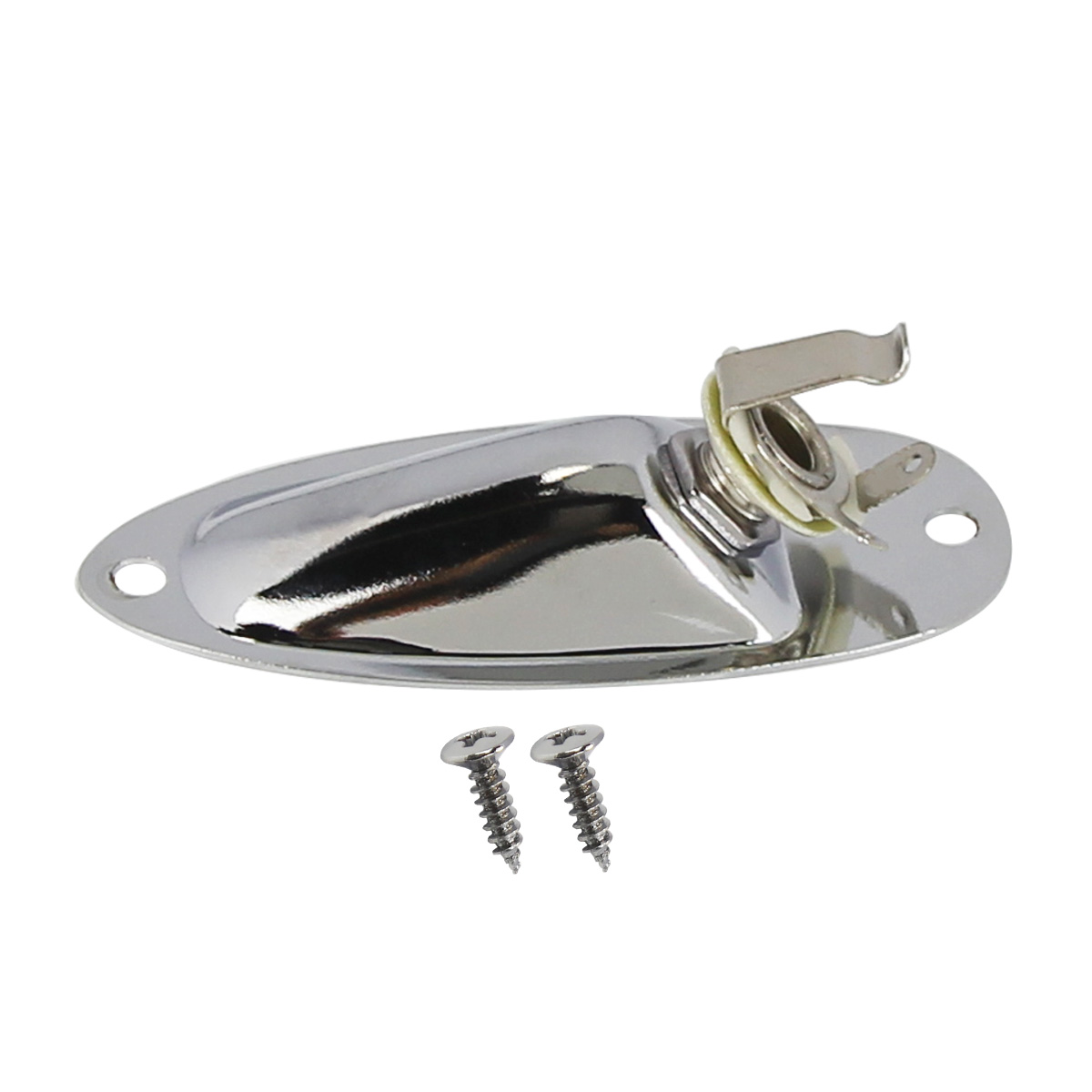 FLEOR 1 Uds conector de salida de guitarra estilo barco 1/4 "6,35mm para guitarra eléctrica ST