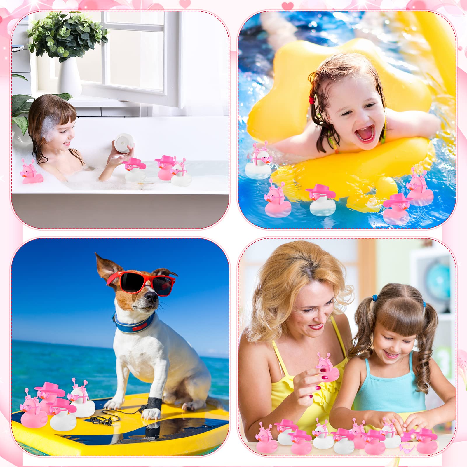 24/48 шт., резиновые утки