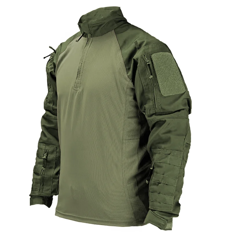 Homens multicam uniforme militar camisa de combate camisa tática manga longa paintball acampamento caça roupas