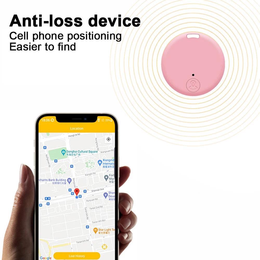 Urządzenie Anti-Lost Mini GPS Tracker Bluetooth Pet Kids Wallet Tracking IOS Android Smart Finder Locator Accessories 2025
