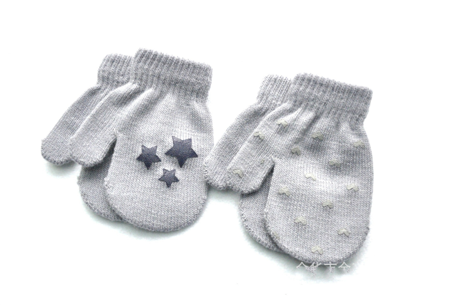 1 คู่การ์ตูน Anti-graping ถุงมืออุ่นป้องกันเด็ก Mitten น่ารัก Unisex Girls Boy Star Heart ทารกแรกเกิด Love Face