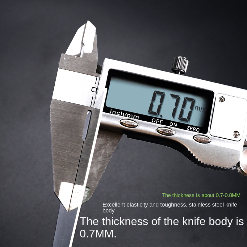 LINBOIN Stainless steel putty knife solid wood cleaning spatula putty knife putty decoration wall scraper paint tools