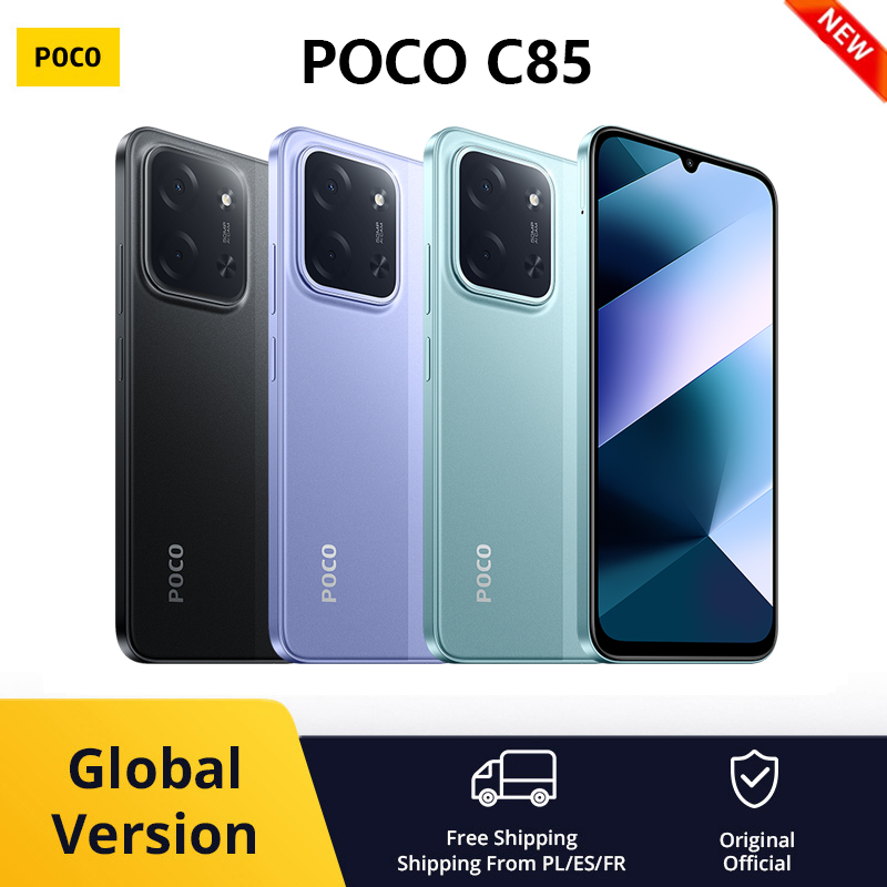 【Estreno mundial】POCO C85 Versión Global Smartphone 128/256GB Helio G81-Ultra Batería de 6000mAh Pantalla de 6,9" Cámara de 50MP 33W NFC