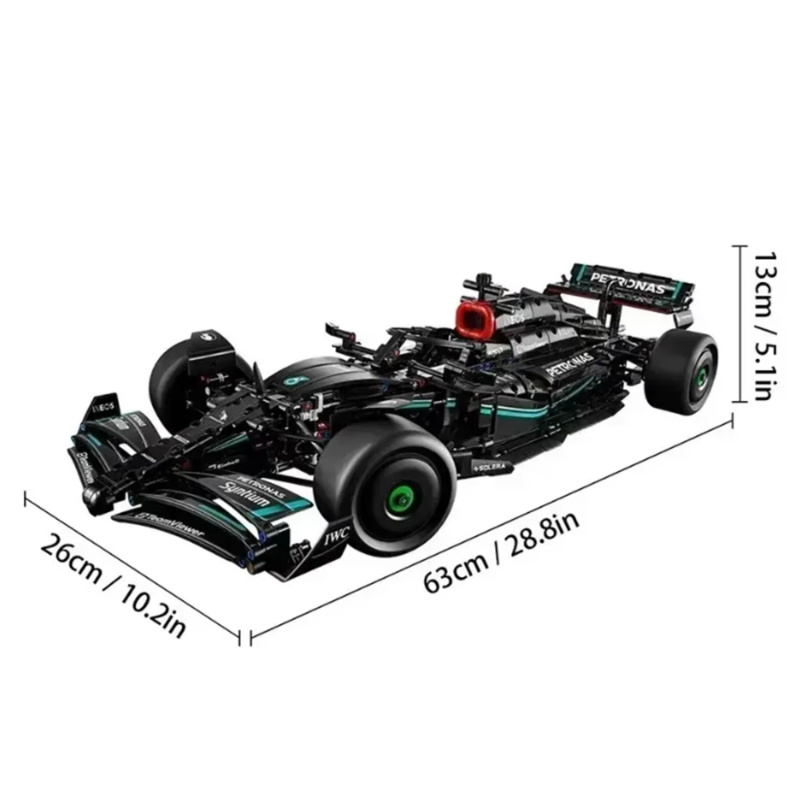 Technical F1 W14 E 42171 Race Car Performance 1642PCS  Building Blocks Sport Car Model Kits Vehicle Toy Gift