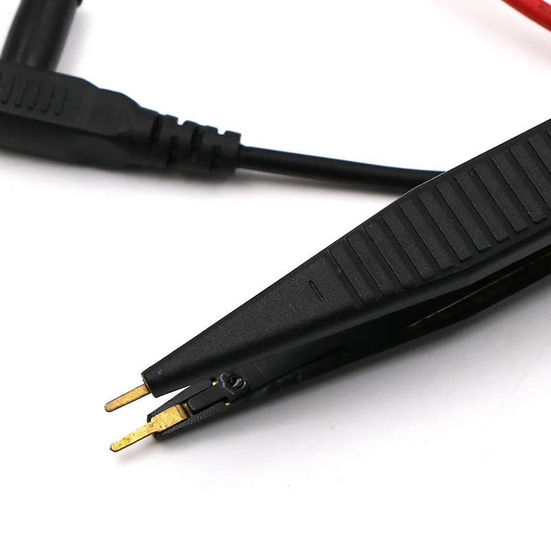 คลิปปากกาทดสอบ SMD Multimeter Probe แหนบ Patch สําหรับ Capacitance ตัวเหนี่ยวนําตัวต้านทานชิปส่วนประกอบ Multi-ใช้ไฟฟ้าเครื่องมือ