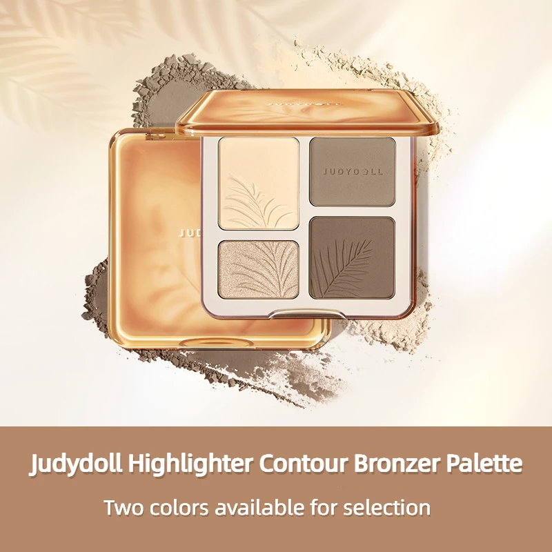 Judydoll resaltador contorno bronceador paleta maquillaje desnudo Natural Facial 3D sombra de nariz maquillaje cosmético impermeable de larga duración