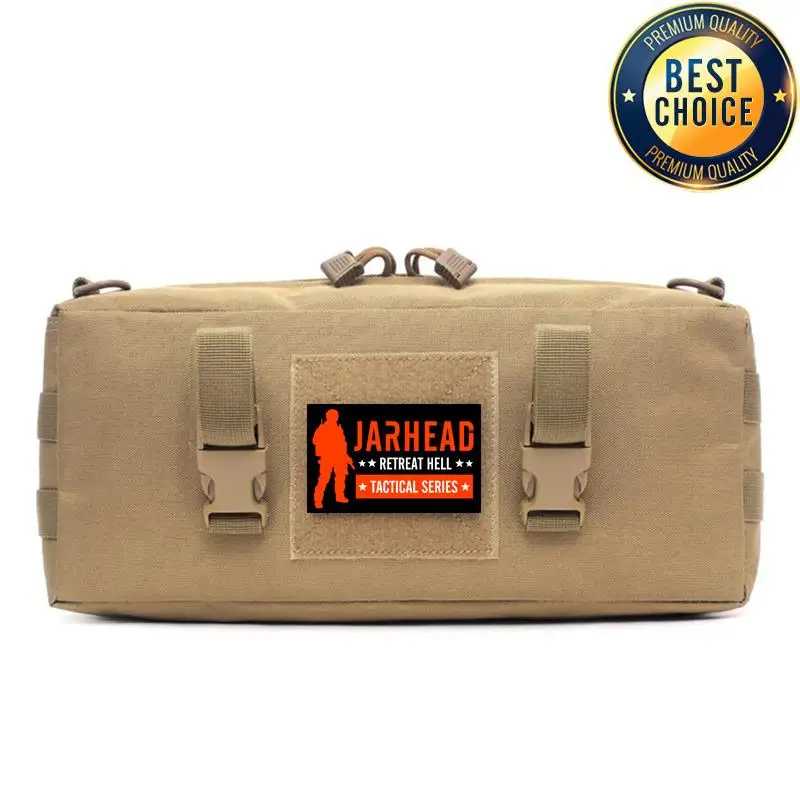 Bolsa tática molle edc, bolsa de nylon à prova d'água para caça, esportes, pesca, cintura, viagem, acampamento, caça, bolsa de ombro transversal