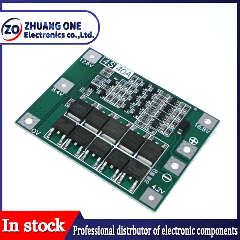 3S/4/4S 40A 60A Li-ion Sạc Pin Lithium Ban Bảo Vệ 18650 BMS Cho Máy Khoan Động Cơ 11.1V 12.6V/14.8V 16.8V Tăng Cường/Cân Bằng