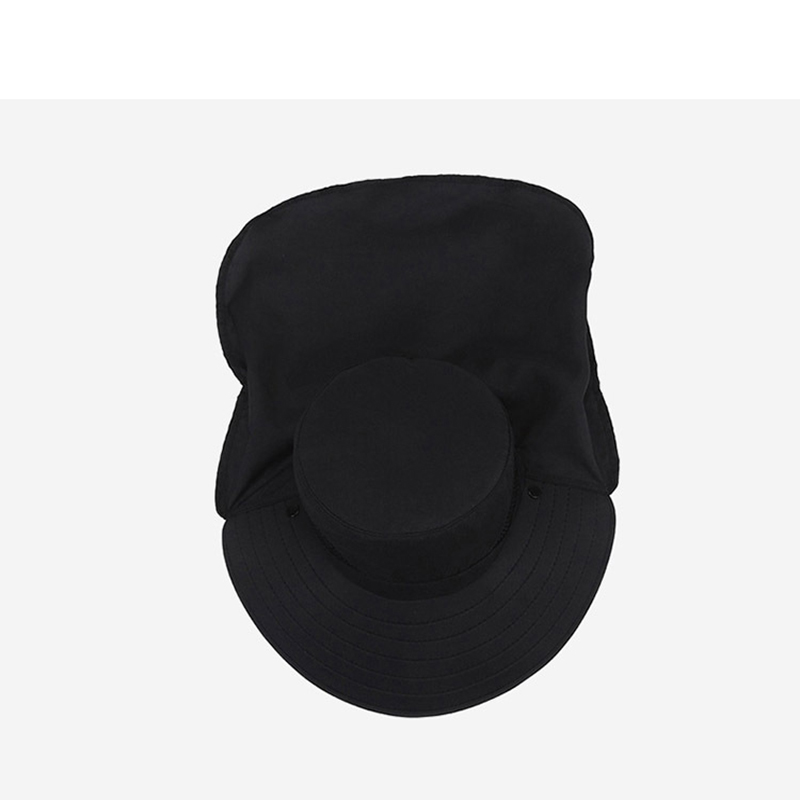 Nowy kapelusz męski alpinizm na świeżym powietrzu parasolka kapelusz rybaka letni duży rondo oddychający kapelusz wędkarski z filtrem przeciwsłonecznym