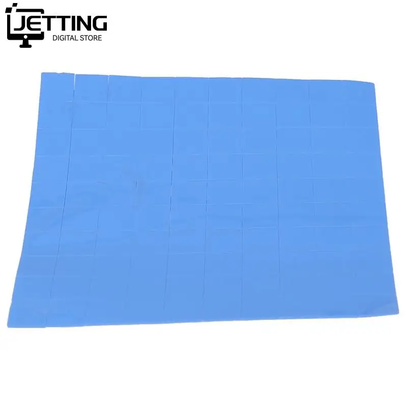100 Chiếc Nhiệt Miếng Lót GPU CPU Tản Nhiệt Làm Mát Dẫn Điện Miếng Lót Silicone 10*10*0.5Mm