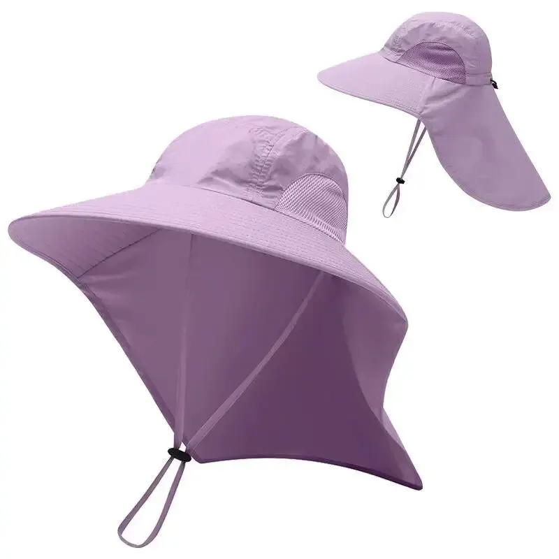 Baseballmütze mit breiter Krempe für Damen und Herren, Sun Defender, kühlender Nackenschutz, Safari-Kappe zum Wandern, Angeln, Outdoor-Hut mit Klappe