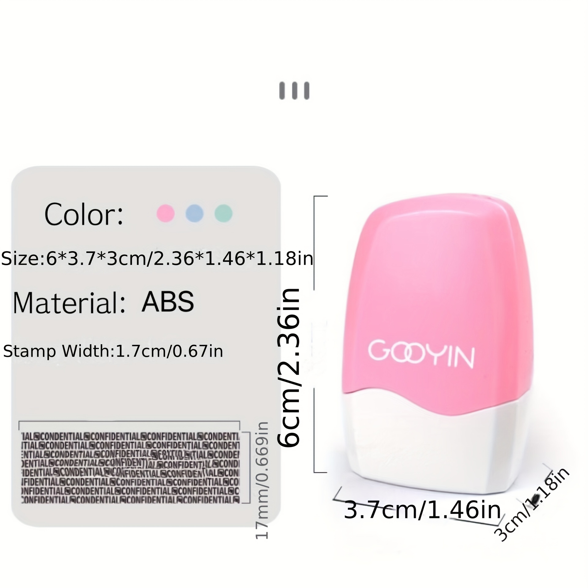 Datenschutzsiegel – multifunktionale Rollen, geeignet für Dokumente, Rechnungen, Finanzinformationen, eine Rolle, sichere Versiegelungen