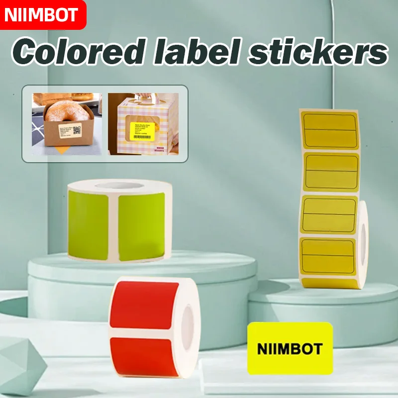 NIIMBOT B21/B203/B3S Macchina per etichette Carta da stampa Etichetta autoadesiva Etichetta resistente all'olio impermeabile Resistente allo strappo