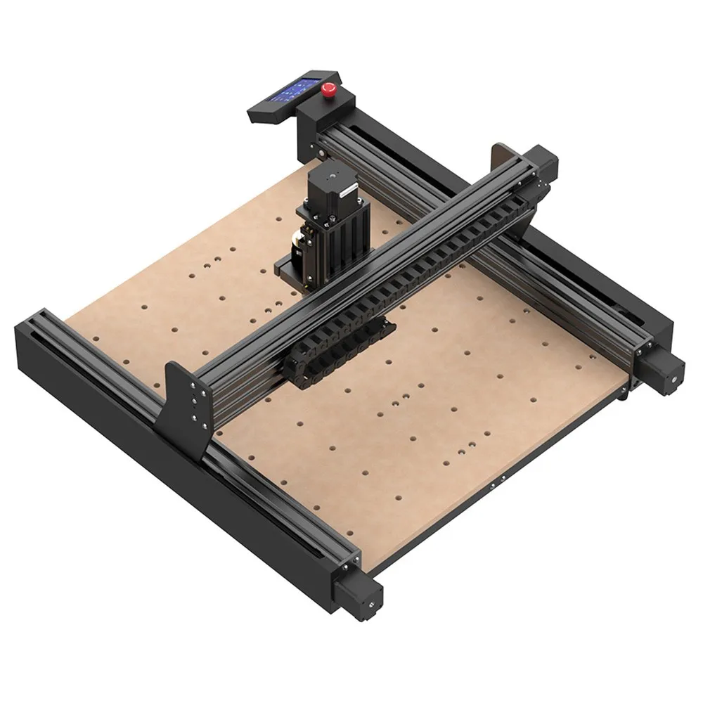 Router CNC TTC 450 a due alberi, motore mandrino 80W, controllo a 3 assi, precisione dimensionale 0.1mm, 460*460*80mm