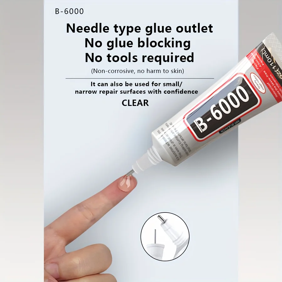 10-110Ml Bulaien B6000 Trong Suốt Điện Thoại Liên Hệ Sửa Chữa Keo Đa Năng Diy Keo Epoxy Với Độ Chính Xác Applicator đầu