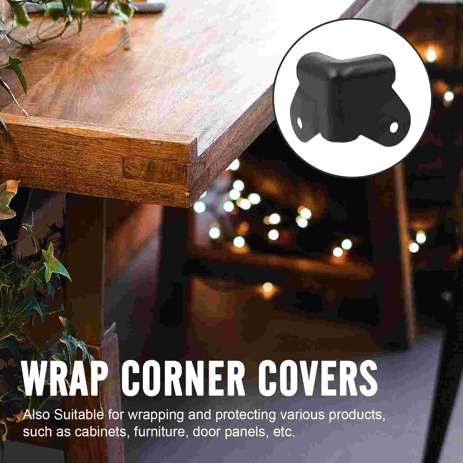 16 Pcs Speaker Wrap Angle Corner Furniture Iron Covers Protector Practical Anti-collision Protective Corners Cabinet