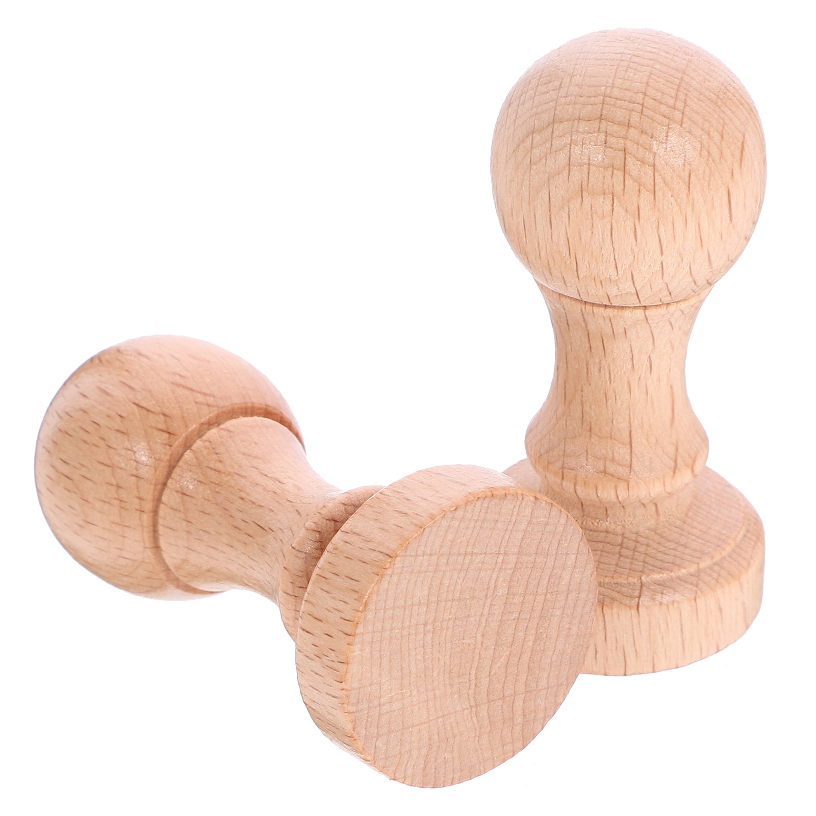 2 Stück hölzerne Siegel, blanko, kreativer Stempel, Retro-Dekor, neuartiges Tagebuch, Planer, Briefmarken