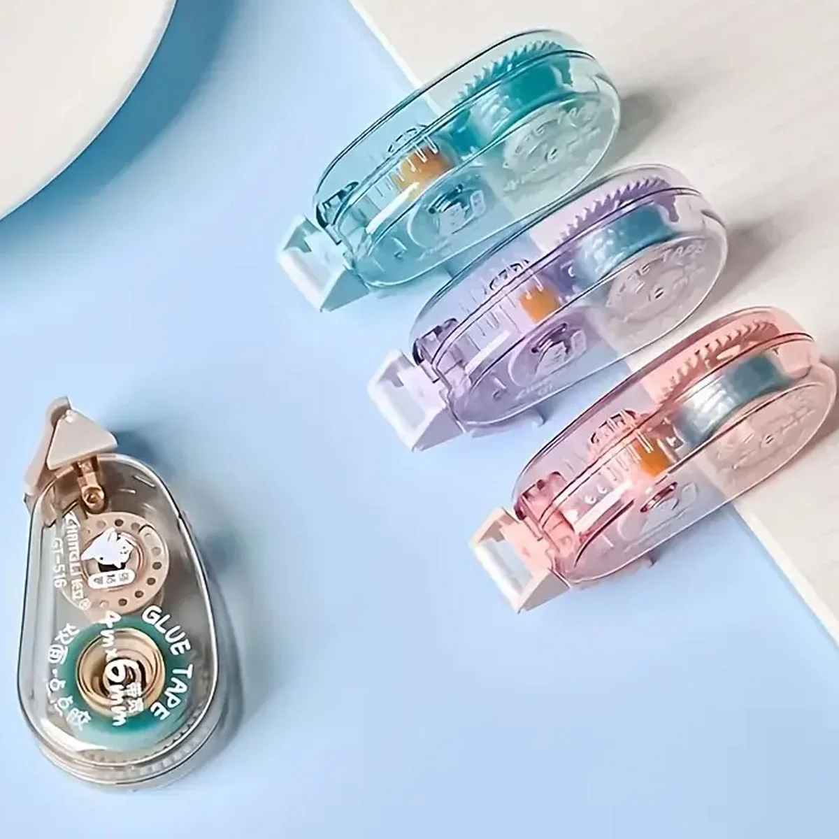 WQN-1PC Kawaii Dispensing High Viscosity Does Not Leave A Trace Correction Tape Transparent For Student And Office Use