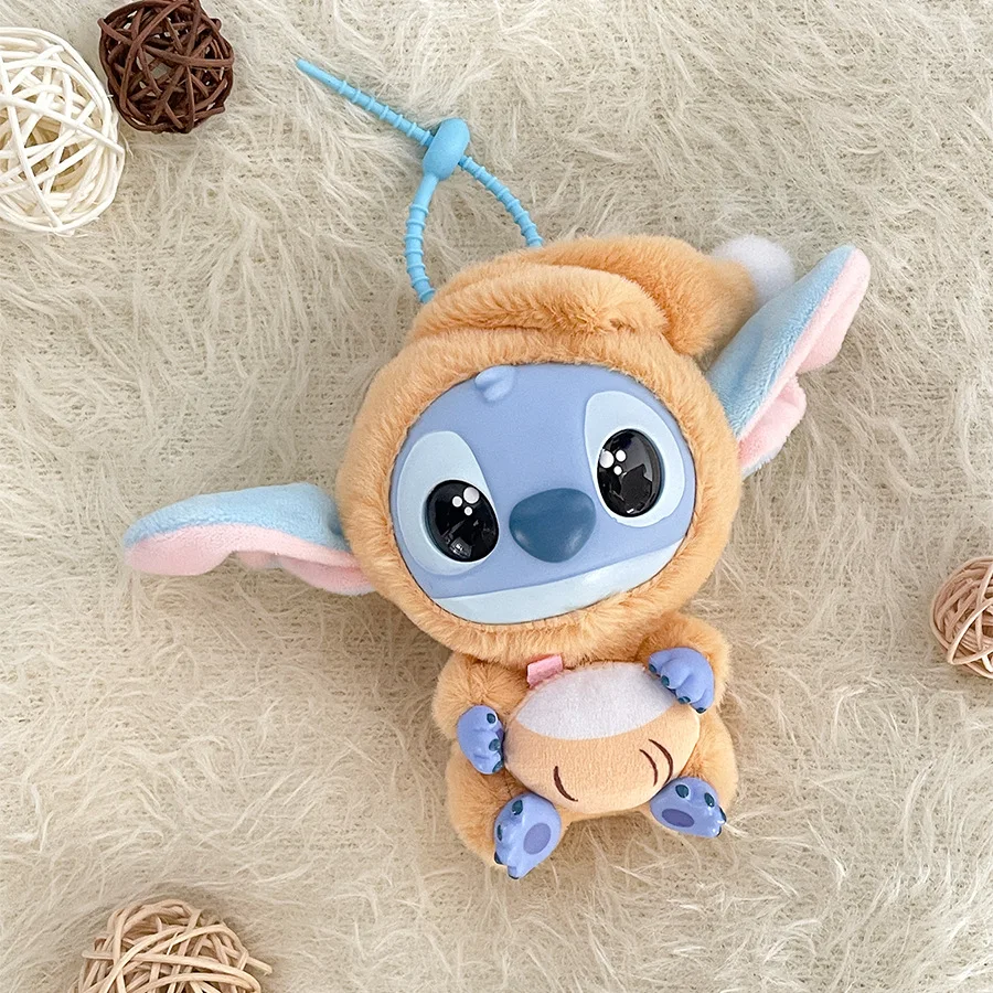 Kawaii аксессуары Stitch плюшевая игрушка Lilo & Stitch брелок для ключей кукла ешь сом перед сном серия рюкзак кулон девушка