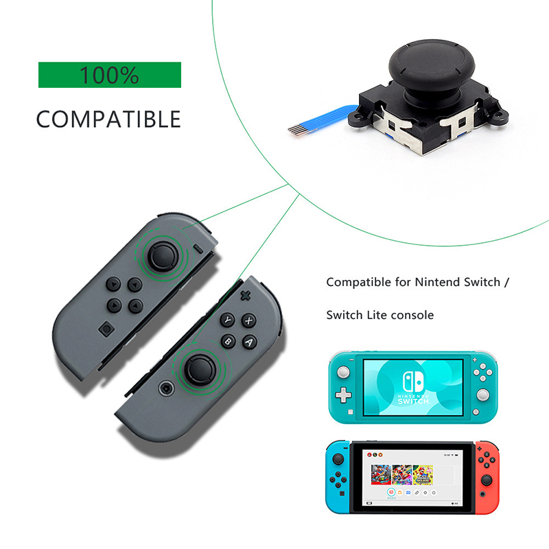 Joystick 3D de repuesto Original para Nintendo Switch y Switch Lite, Joystick 3D analógico, reparación de controlador Joycon