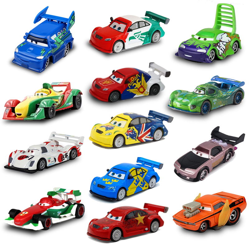 Disney Pixar Cars 2 3 Lightning McQueen Mater Jackson Bão Ramirez 1:55 Diecast Xe Kim Loại Hợp Kim Bé Trai Kid Đồ Chơi Giáng Sinh quà Tặng