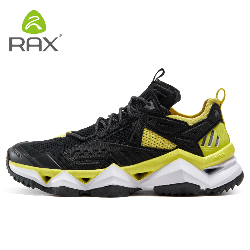 Rax Laufschuhe Männer & Frauen Outdoor Sportschuhe atmungsaktive leichte Turnschuhe Air Mesh Obermaterial rutsch feste Natur kautschuk Laufsohle
